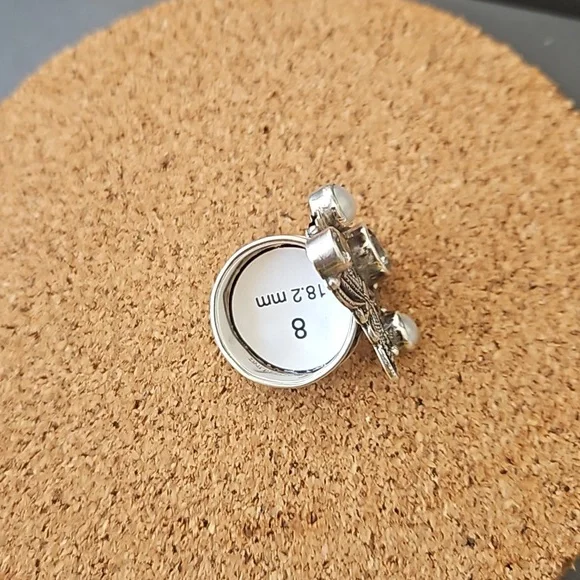 Echo Of A Dreamer Sterling Silver Butterfly Ring - Picture 6 of 8